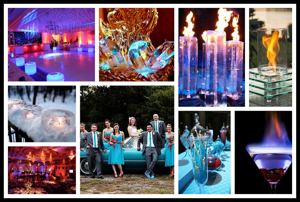 Fire and Ice Collage Inspiration
